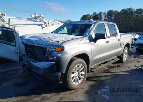 2021 Chevrolet Silverado 1500 4Wd Short Bed Custom из США, поврежденный, VIN 1GCPYBEKXMZ358334